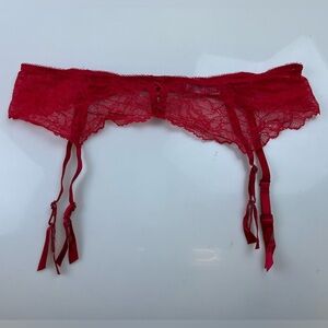 B’tempt’d Red Lace Garter Belt N273-7